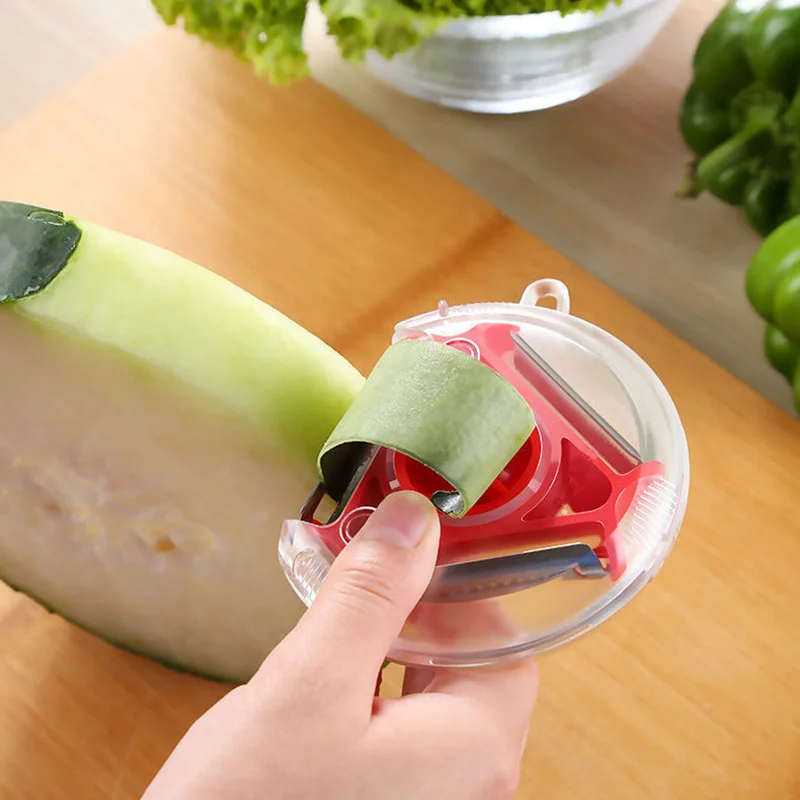 3In1MagicTrioPeelerSetSlicerStainlessSteelPeelerShredder