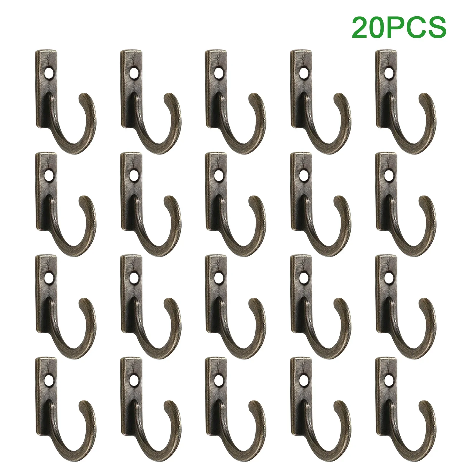 Wall Coat Rack Wall Hanger Wall Clothes Hook Kitchen Hook Towel Hook 10/20Pcs Vintage Storage Rack Wall Hooks For Home Coats Hat Clothes Hanger Towel Key Wall Mounted Hook Kitchen Bathroom