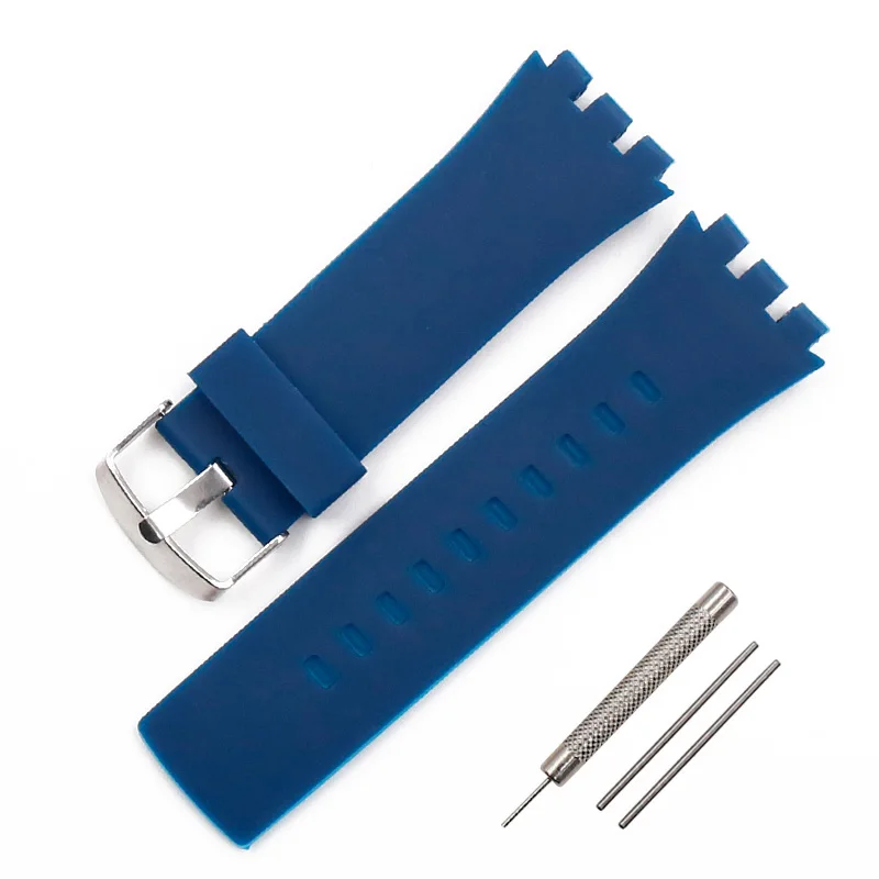 Men's and Women's Silicone Sports Watch Band - 24mm Rubber Wristband Accessory