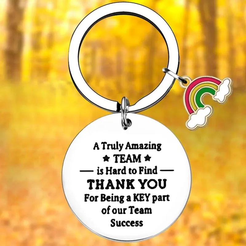 

Employee Appreciation Gifts Keychain Thank You Coworker Key Chain Pendant Jewelry Coworker Appreciation Gifts