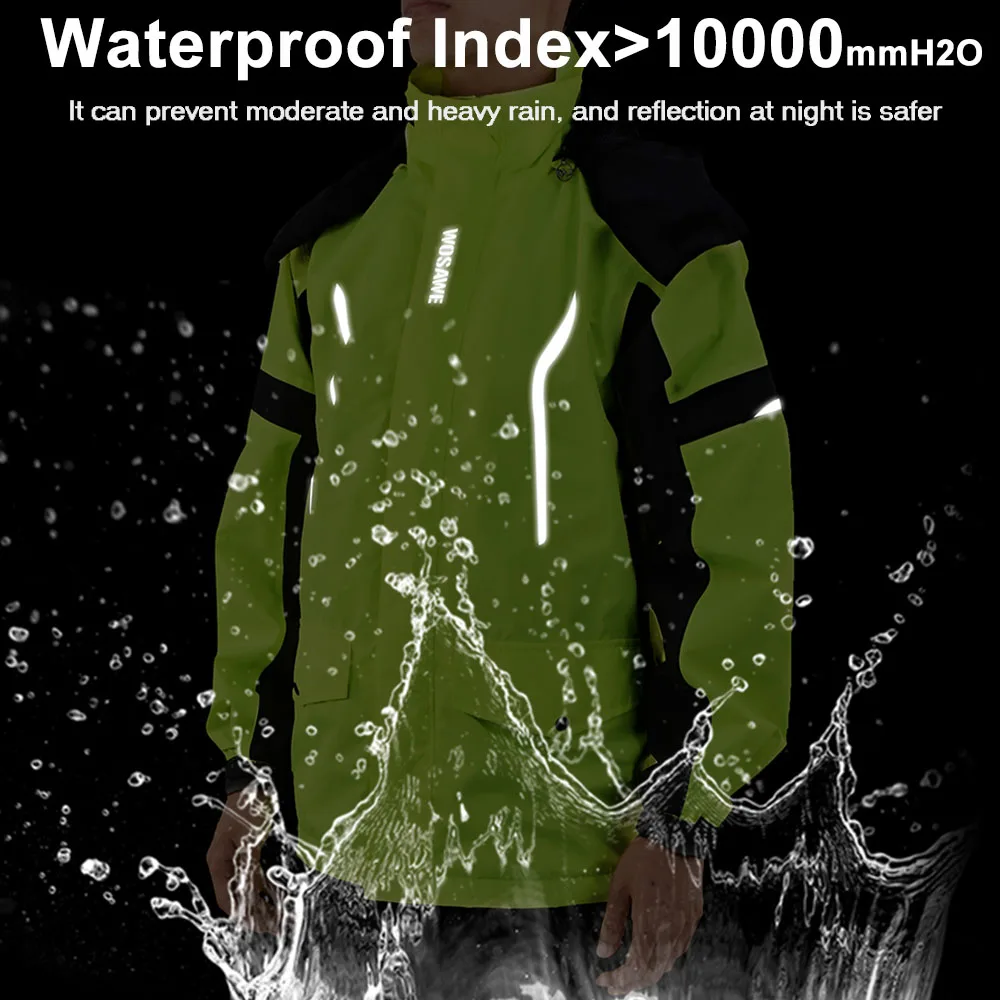 Motorcycle Raincoat Men Women Rainstorm Protection Motocross Waterproof Raincoat Moto Rider Rain Jacket Pants Rain Wear motorcycle raincoat raincoat suit bike raincoat