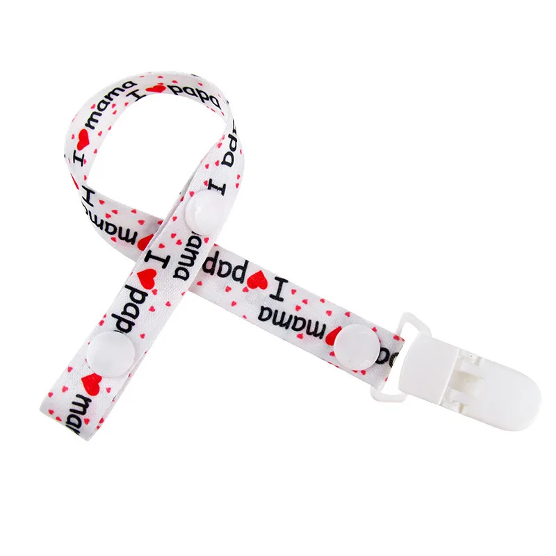 

1pcs Adjustable Pacifier Chain with Clip Strap Essential Baby Feeding Accessory for Soothing and Calming Mother Kids Category