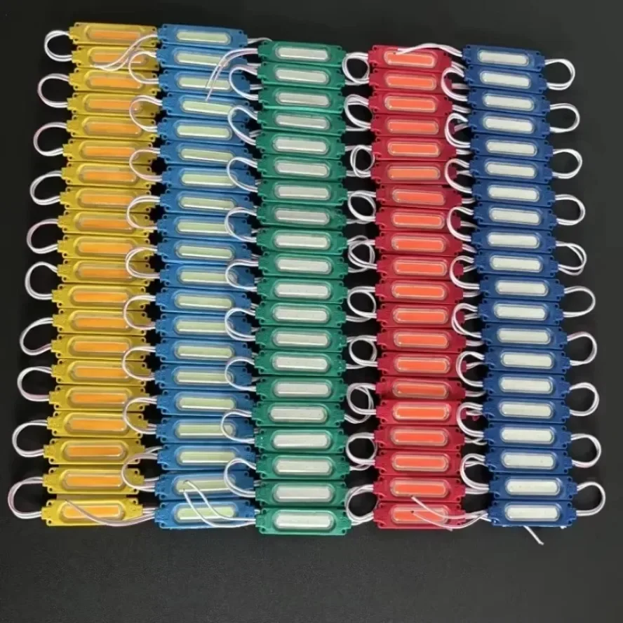 RGB Flowing Light Led Module 20/lot 12V Highlight Waterproof IP65 Foldable COB Light Strip Backlight Shop Banner Car Decoration