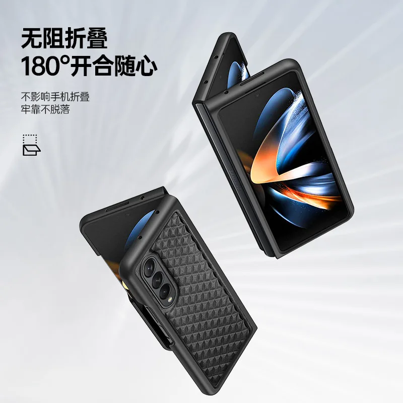 Original Dux Ducis Pu Leather Case For Samsung Galaxy Z Fold4 Fold 4 5g Coque Luxury Thin Flip Cover Wallet Phone Cases