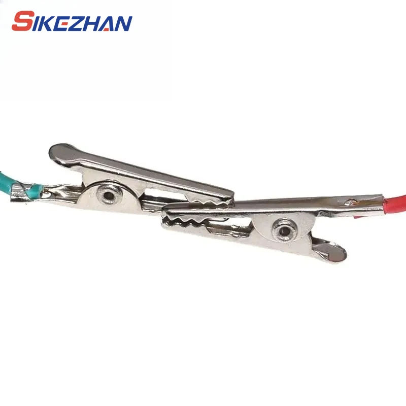 1Set / 10PCS Alligator Clips Electrical DIY Test Leads Alligator Double-ended Crocodile Clips Roach Clip Test Jumper Wire 46CM