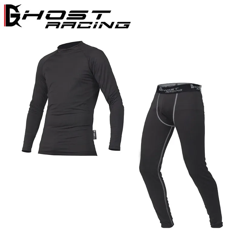 고스트 레이싱 여름 남성용 사이클링 언더웨어 속건성 의류 오토바이 하의 스포츠 통기성 MTB 모토 저지 탄성 의류