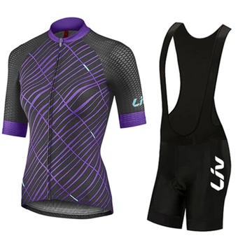 Conjunto de roupas de ciclismo respirável para mulheres e meninas, roupas de bicicleta MTB, triatlo e bicicleta, verão, 2023