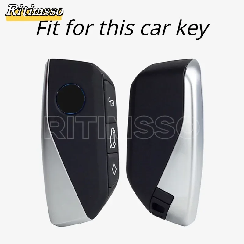Transparent Soft TPU Car Smart Key Cover Case - Enhanced Accessory
