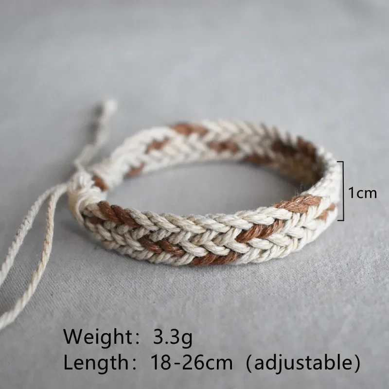 Bracelet Jewelry Ethnic Thread Bracelet Retro Handmade Boho Multicolor Braided String Cord Woven Braided Bohimia Friendship Bracelets Women Men