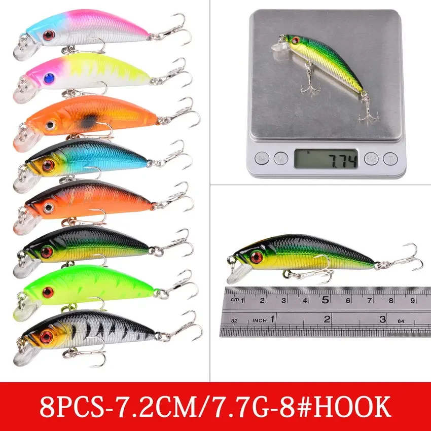 Mixed Fishing Lures Kit Lure Set Wobbler Crankbaits Swimbait