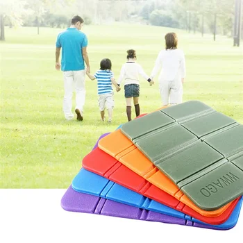 Foam XPE Folding Cushion Beach Camping Portable Moisture Proof Mats Outdoor Portable Waterproof Small Picnic Pad 5 Colors