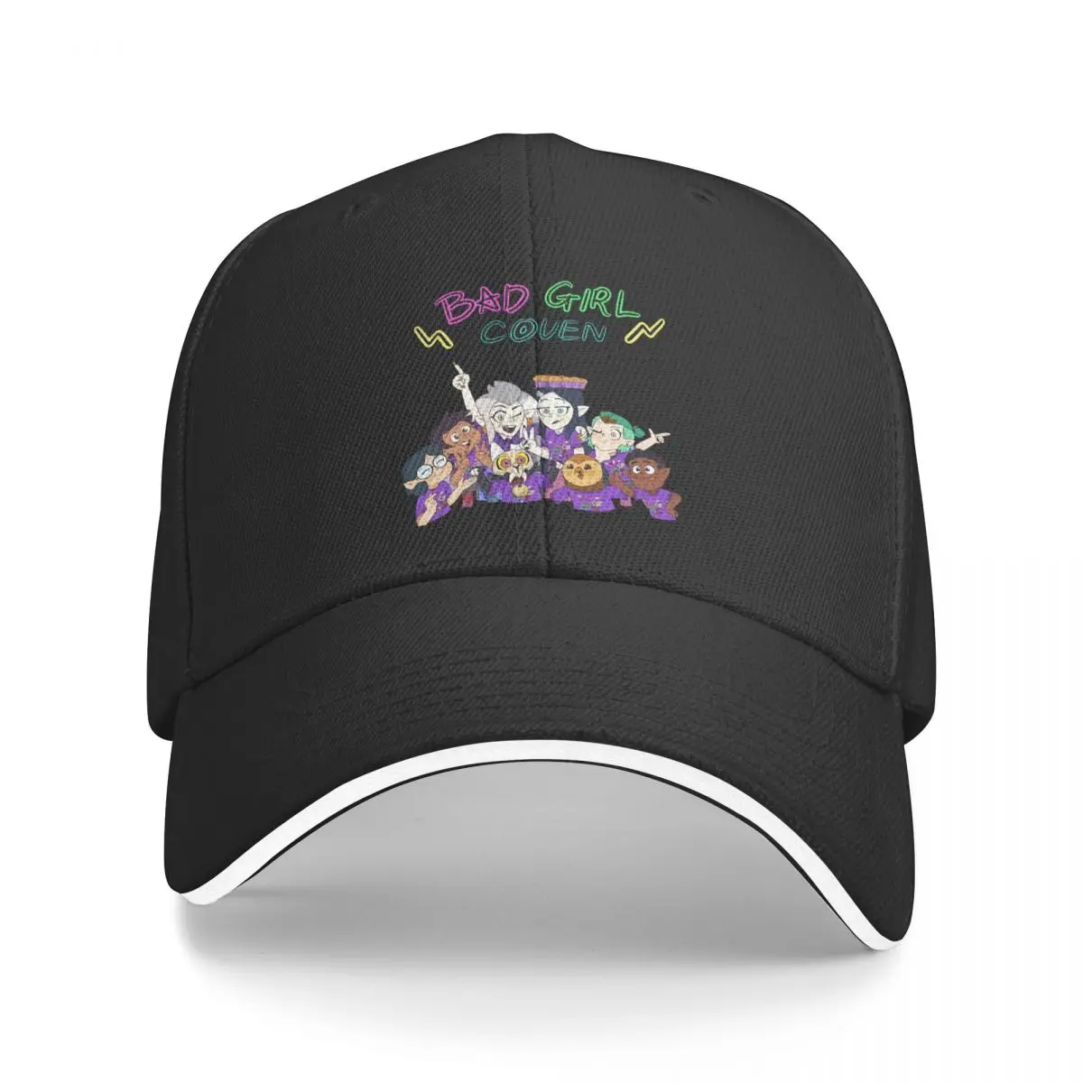 

Bad Girl Coven The Owl House LGBT Anime Baseball Cap Men Hats Women Visor Sunprotection Snapback Caps