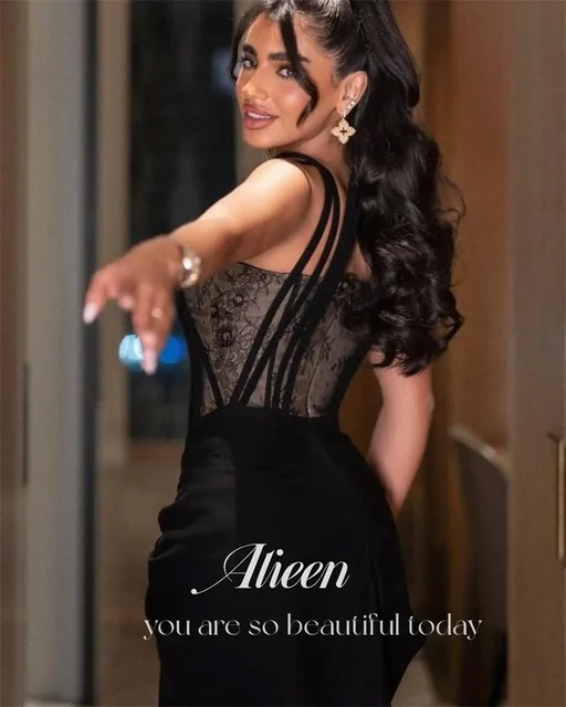 Aileen Customized Elegant Evening Dresses for Women Luxury Evening Dresses 2025 New Black Wedding Dress Special Occasions Prom 3