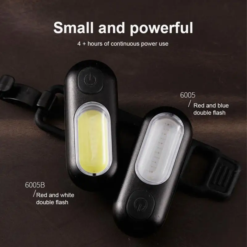USB Rechargeable Bicycle Tail Light With Wireless Remote - 5 LED Modes, Turn Signals, IPX4 Waterproof, For Bike/Helmet/Backpack