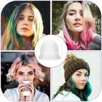 Capuchon de coloration de cheveux en Silicone, pour la coiffure, avec aiguille, outil professionnel de teinture pour Salon de coiffure 4