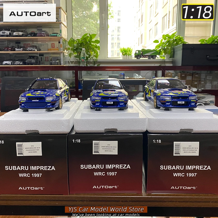 AUTOART 1/18 Subaru Impreza WRC Rally of Monte Carlo 1997 #4
