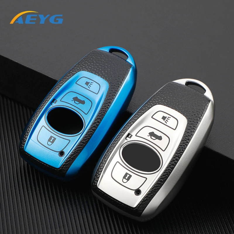 

TPU Car Remote Key Case Cover Shell Fob For Subaru BRZ XV Forester Legacy Outback WRX STI Impreza Crosstrek Key Protector Holder