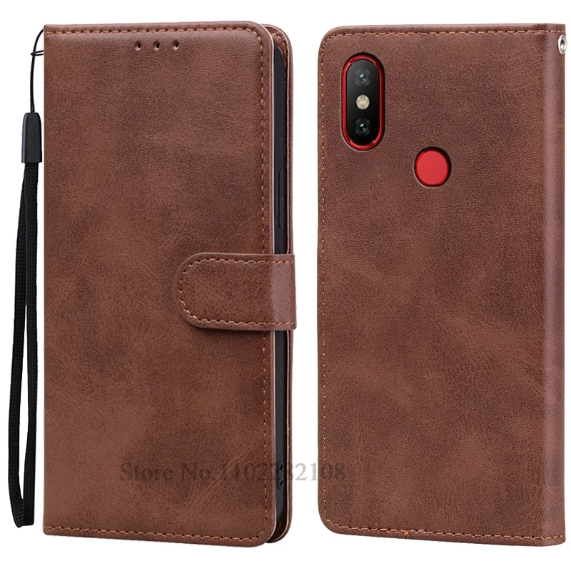 Leather Flip Wallet Case - Classic Design