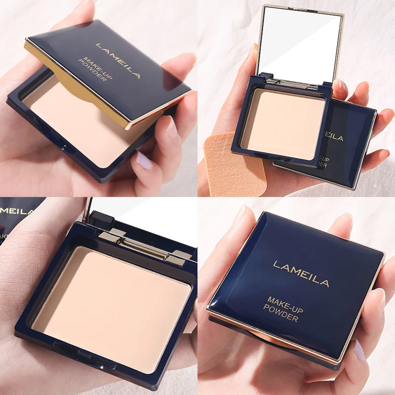 

10g Makeup Compact-Powder Oil-Control Face Cosmetics Powder Matte Setting Pressed Powder Pores Invisible Natural maquillaje