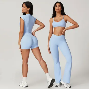“Audrey” Versatile Two-Piece Activewear Yoga Set