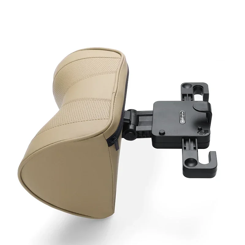 وسادة مسند الرأس لمقعد السيارة من الجلد، وسادة متع...