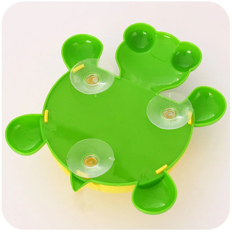 1PC Cute Animal Toothbrush Holder Turtle Power Suction Cup Toothbrush Holder