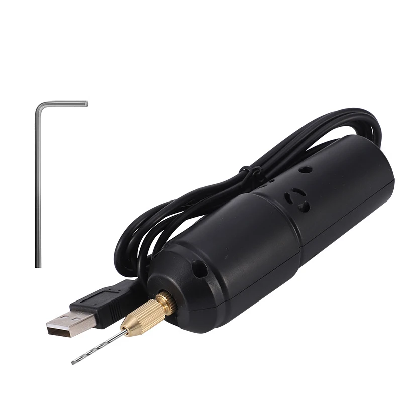 Mini Electric USB Drill Portable Handheld Drill Engraving Pen Rotary Tool Kit Jewelry Tool Carving DIY Tool 6