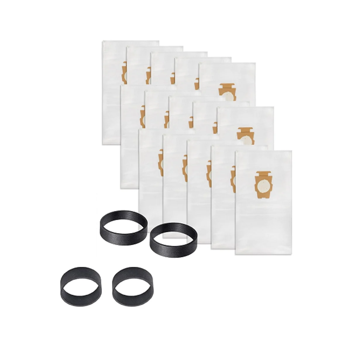 

15Pack 204814 Vacuum Cleaner Bags for Vacuum Bags 205811 Style F,204811,204814,for All Generation G+4Belts