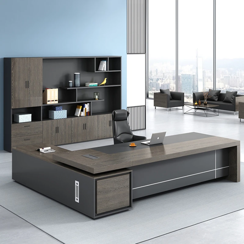 Laptop Gaming Office Desks Modern Standing European Living Room Computer Desks Drawers Dark Escritorio Esquinero Home Furniture