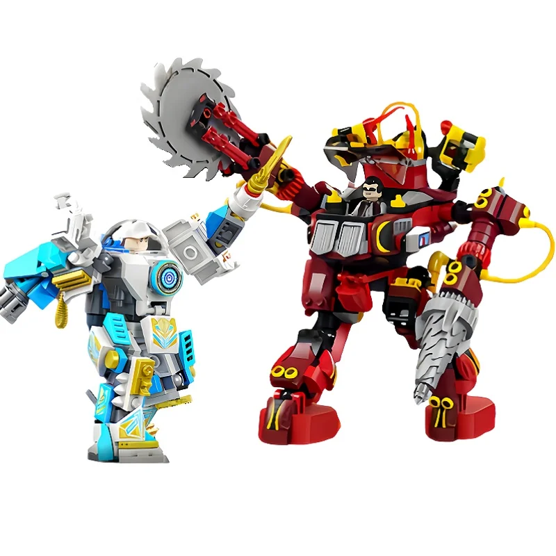 

Quality set sail for the Steam Age Dark Mecha assembled model children's educational building blocks boys trendy gift