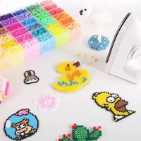 Fuse Beads Kit 5MM 3D Pixel Puzzle Iron Beads Handmade Crafts Decor DIY Make Puzzle High Quality Melting Beads Children's Toys 2