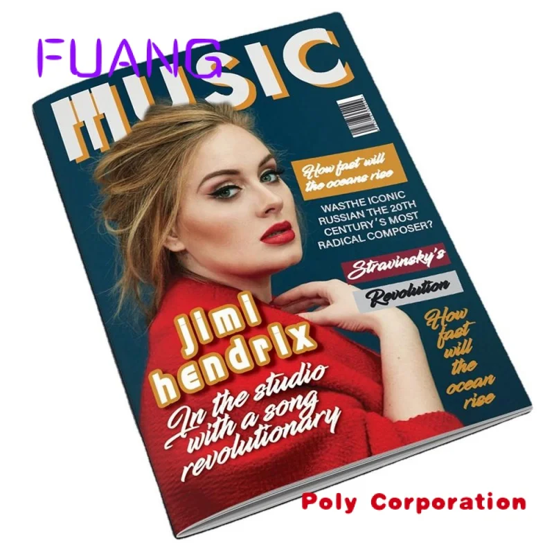 Factory Offeset book Printing Cheap Magazine Print Booklets