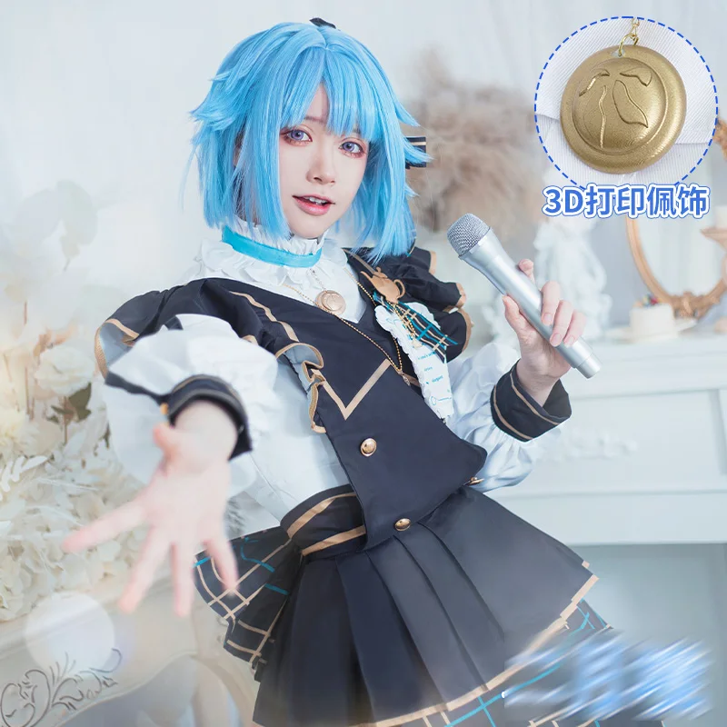 

Игровой аниме набор Stars2 Shino Hajime косплей одежда костюмы градиент персонализированное платье женский полный комплект
