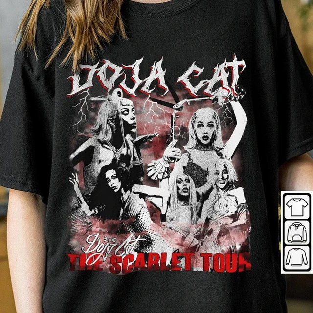 Doja Cat Rap Shirt The Scarlet Tour 2023 Vintage 90s Y2K Ice Spice Doechii  Halloween Style Bootleg Gift For Fan Unisex Rap0407VL - AliExpress