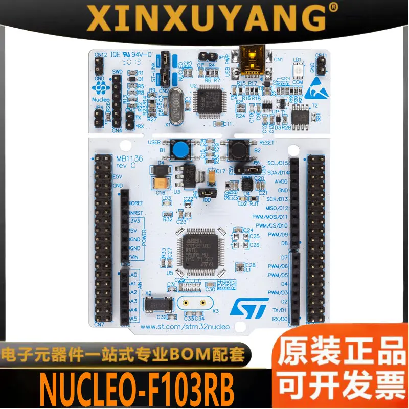 

Spot NUCLEO-F103RB STM32 Nucleo-64 development board STM32F103RBT6