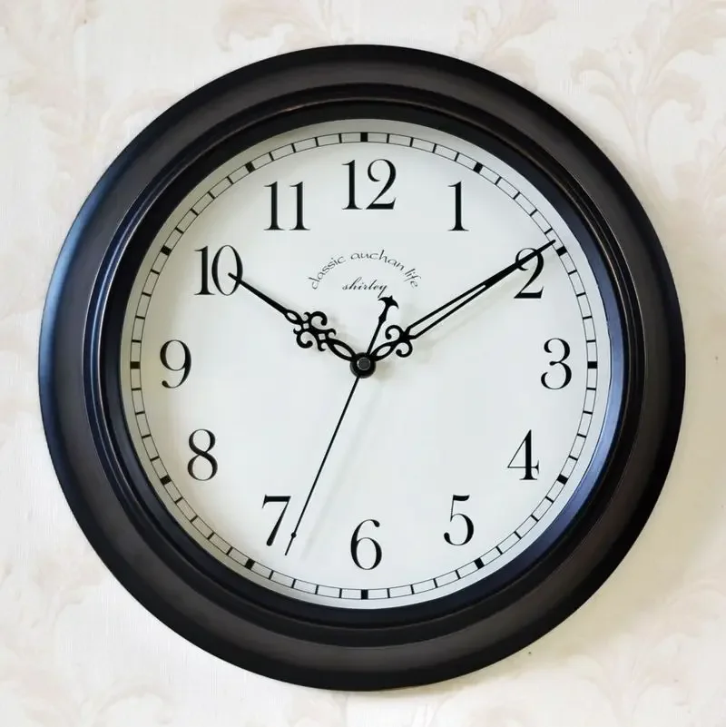 Vintage Large Wall Clock Metal Wall Clock Style 3  