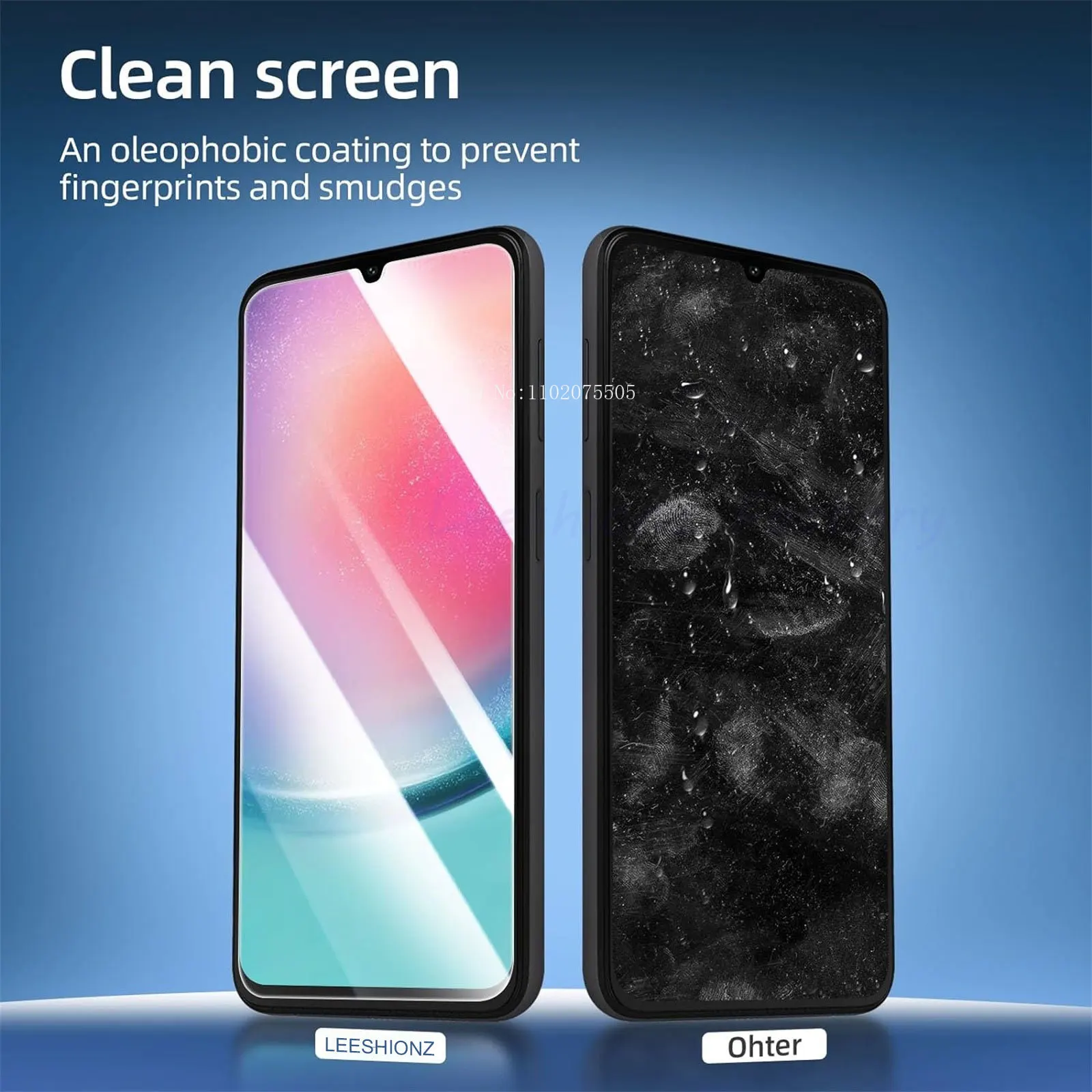 4Pcs 9D protezione a copertura totale per Samsung Galaxy A24 pellicola proteggi schermo in vetro antigraffio Anti-frantumazione - immagine 6