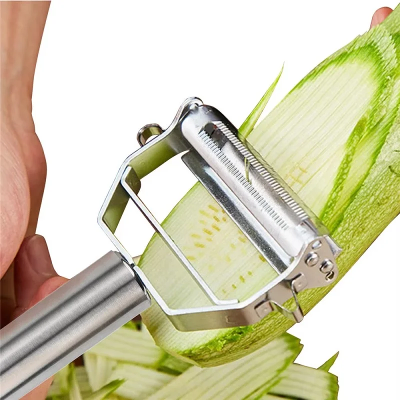 4in1 Peeler Multifunction Grater Julienne Peeler Vegetable Fruit Stainless Steel Shredder Kitchen Tool