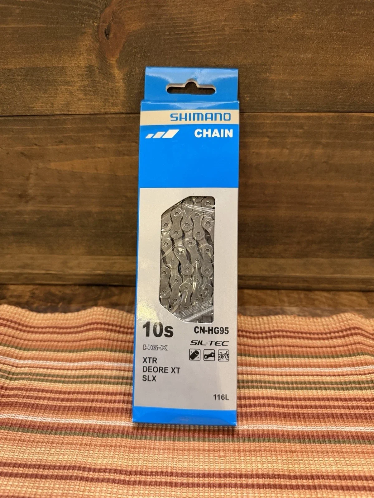 시마노 CN-HG54 10단 자전거 체인 HG-X 방향성 부드러운 변속 내마모성 데오레 티아그라 로드 HG 카세트 FD 116 링크
