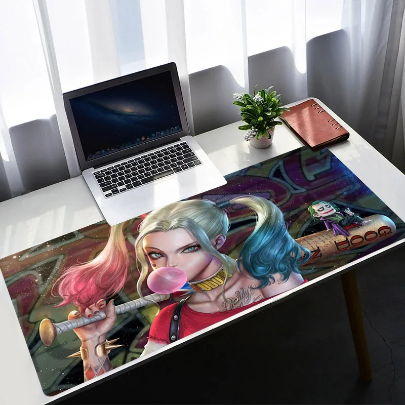 

Suicide Squad H-Harley Quinn Mousepad Keyboard Gamer Pad Laptop Office Rubber Mouse Pad Custom Table Mat Large Gaming Mouse Mat