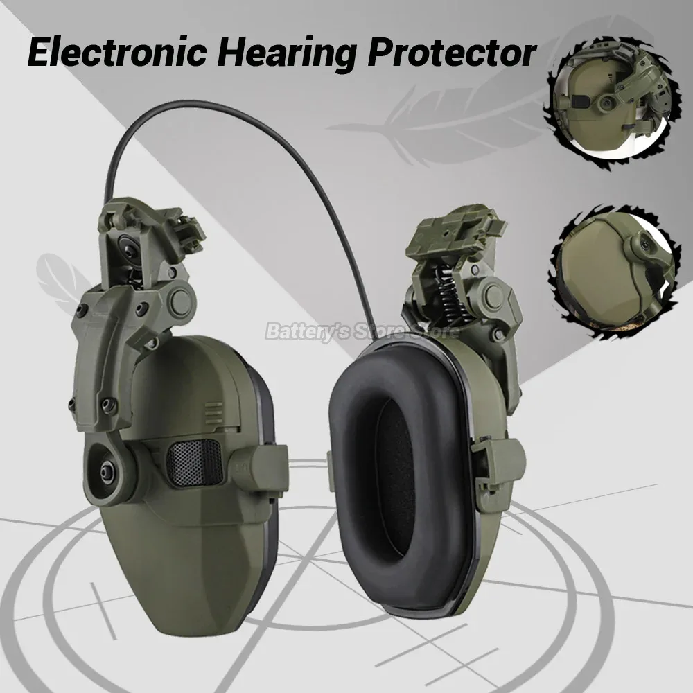 shooting earmuffs Professional Tactical Electronic Shooting Earmuff Outdoor Hunting Sports Anti-noise Headset Sound Amplification Headphone