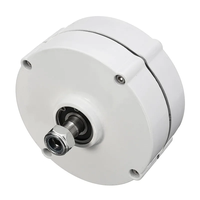 6000W 12V 24V Wind Turbine Generator Motor 3 Phase Gearless Permanent Magnet AC Alternator for Wind Water Turbine Diesel Engine