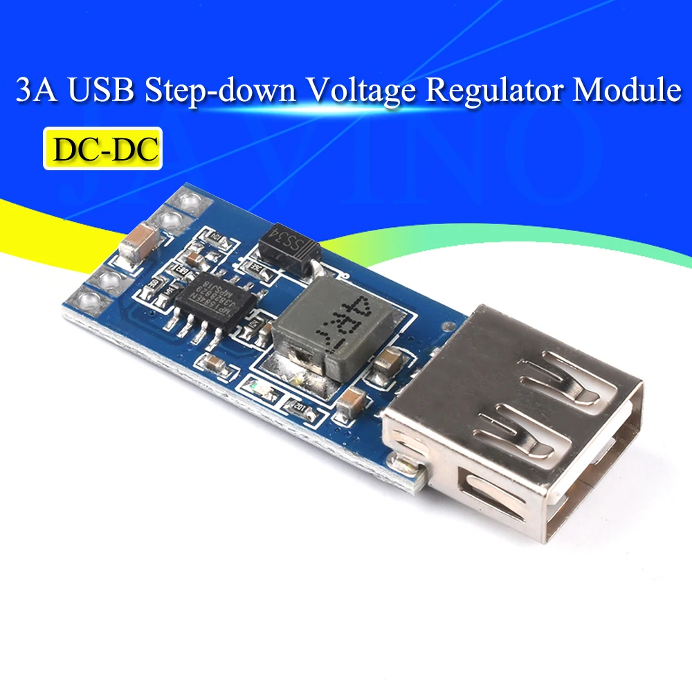 9V 12V 24V  5V 3A USB 스텝 다운 전압 조정기 모듈 DC-DC 변환기 전화 충전기 자동차 전원 공급 장치 모듈 9V 12V