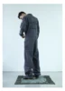 BOB DONG Motorcycle Coveralls Herringbone Long Sleeve Mechanic Garage Jumpsuit 1