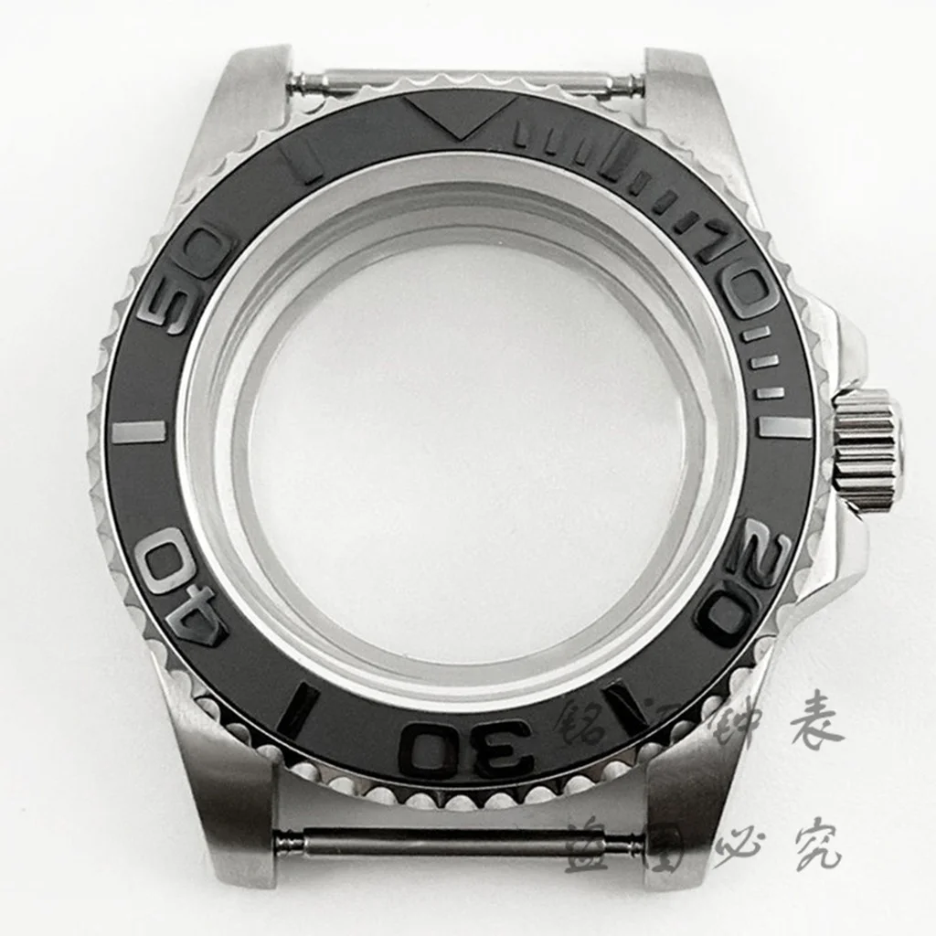 Deep Blue Bezel 40MM Diver Watch Case with Waterproof Sapphire Crystal