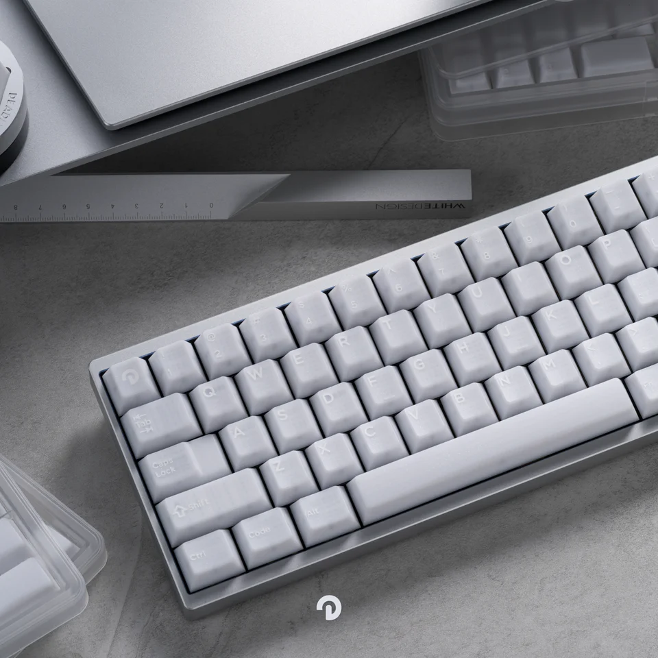 Domikey Pearl Cherry Profile abs doubleshot backlit keycap for mx