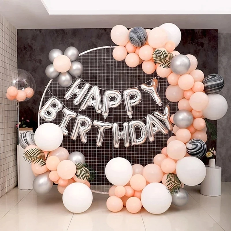 Round Balloon Arch Balloon Circle Stand Holder Frame Ring Birthday Baloon Wedding Party Decoration Ring Stand Background wedding arch stand wedding arch set party arch set