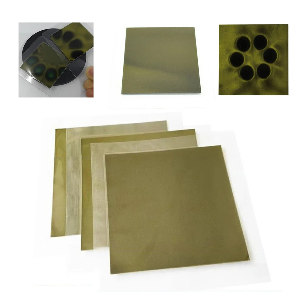 

1pc Magnetic Field Viewer Viewing Film Card Magnet Detector Pattern Display Electromagnetic Radiation Detectors 50x50mm
