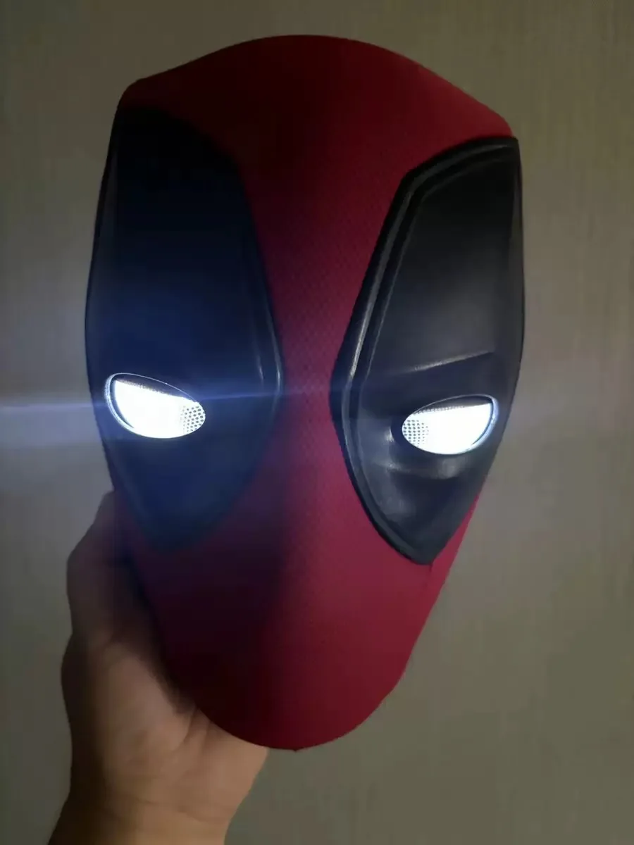 Deadpool Cosplay Electric Headset – Marvel Hero Remote Control Blink Mask