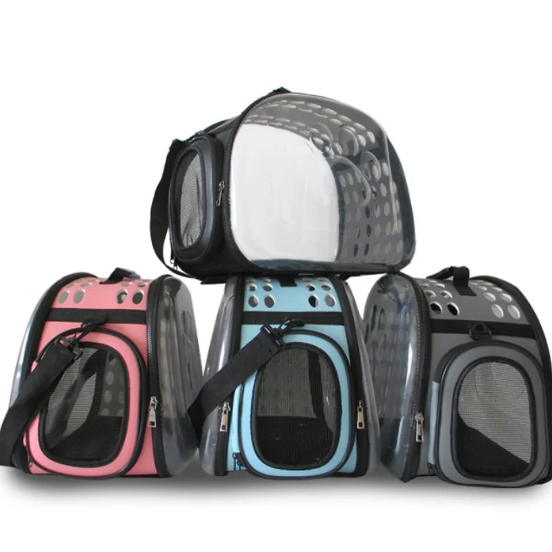 Pet Carrier Backpack Portable Dog Bag Space Bag Large-capacity Pet Foldable Breathable Portable Cat Dog Backpack Pet Box